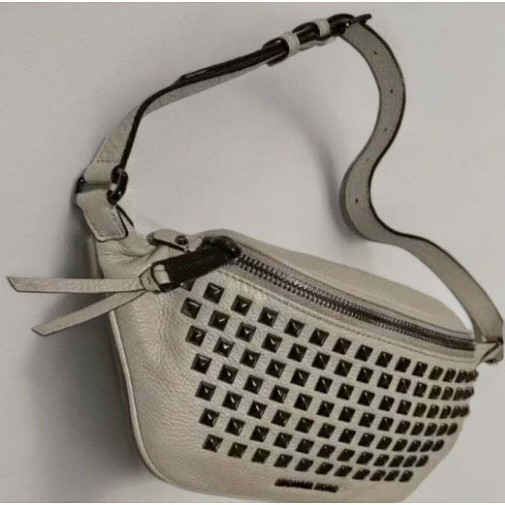Michael Kors Rhea Leather Studded Belt Bag Fanny Pack